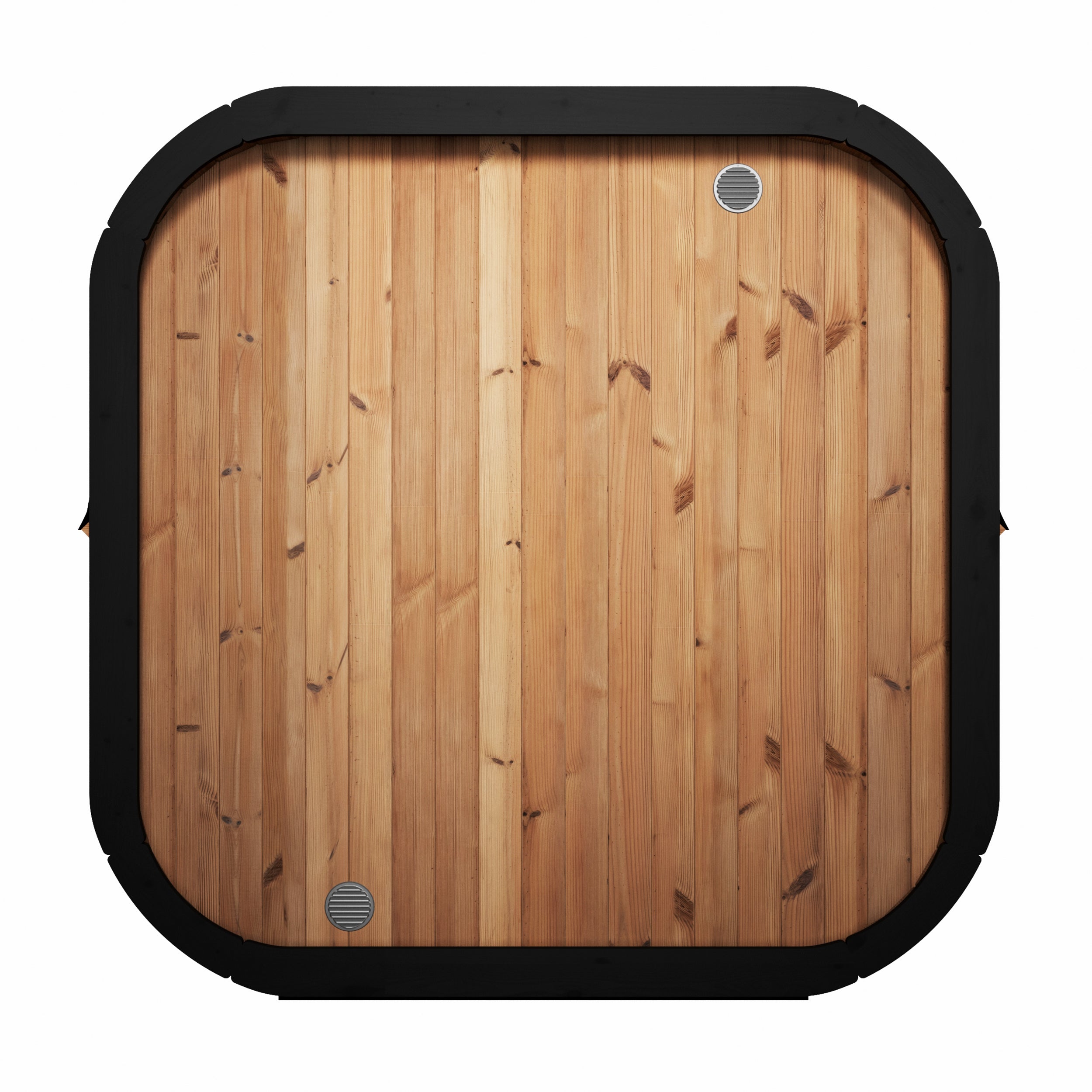 SaunaLife CL7G 6-Person Outdoor Cube Cabin Sauna with Full Glass Front & LED Lighting - Image 4