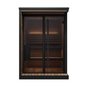 SaunaLife GL4 Outdoor Garden Luxury-Series DIY Sauna Kit, 4 Persons