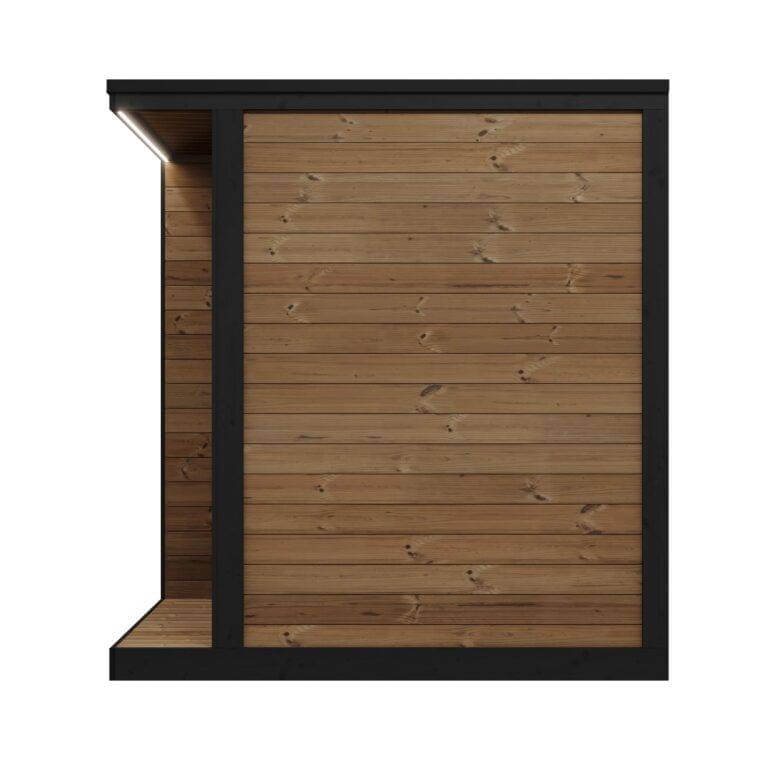 SaunaLife GL4 Outdoor Garden Luxury-Series DIY Sauna Kit, 4 Persons - Image 8
