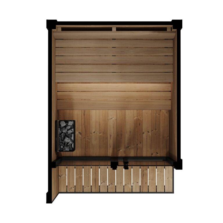 SaunaLife GL4 Outdoor Garden Luxury-Series DIY Sauna Kit, 4 Persons - Image 7