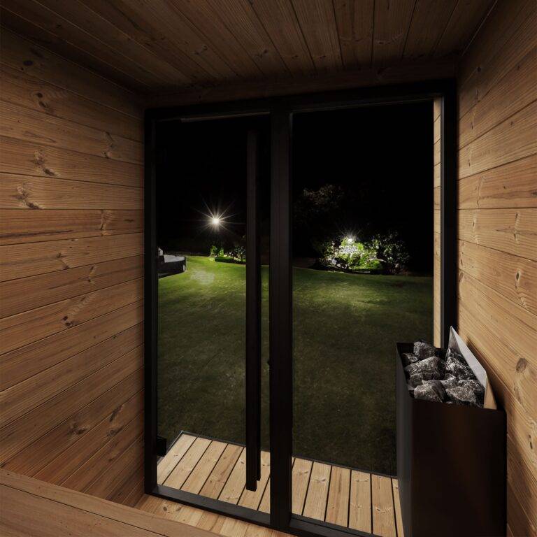 SaunaLife GL4 Outdoor Garden Luxury-Series DIY Sauna Kit, 4 Persons - Image 5