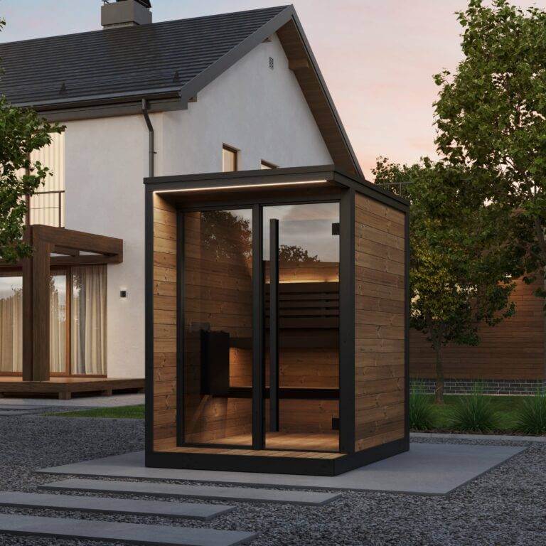 SaunaLife GL4 Outdoor Garden Luxury-Series DIY Sauna Kit, 4 Persons - Image 2