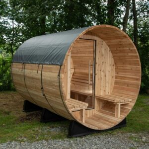 Almost Heaven Barrel Sauna Rain Jacket