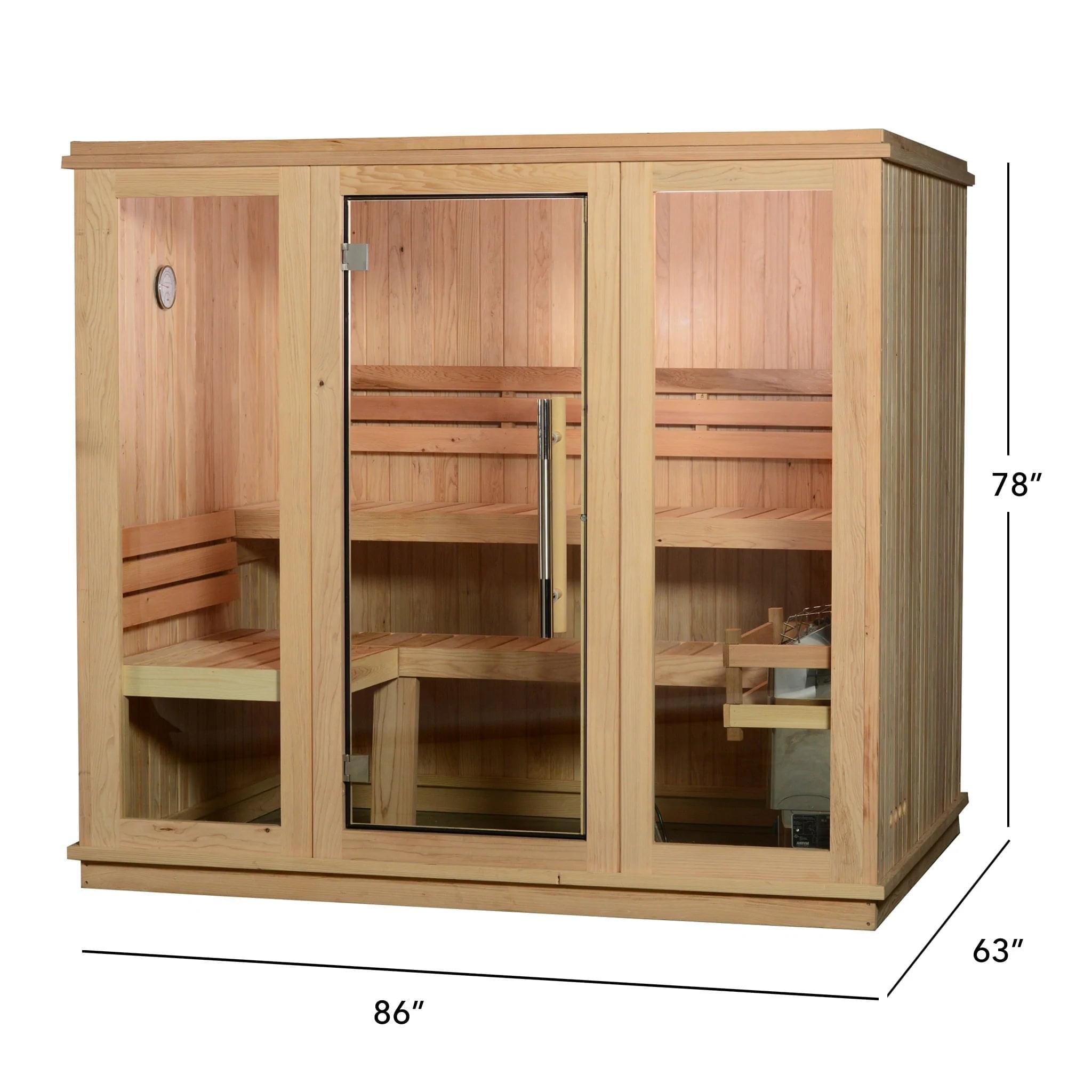 Almost Heaven Bridgeport 6-Person Indoor Sauna - Image 4