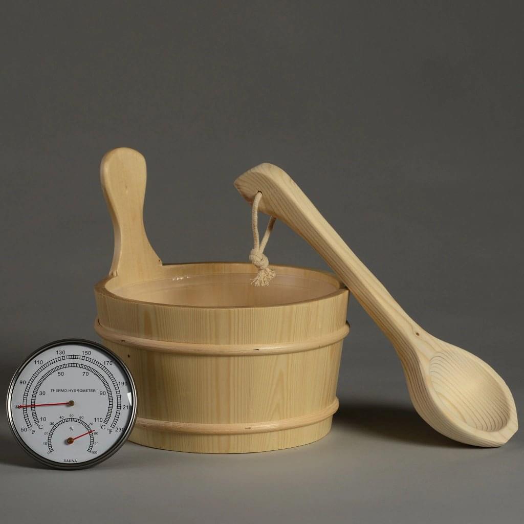 Almost Heaven Bucket, Ladle & Thermo-Hygrometer Kit