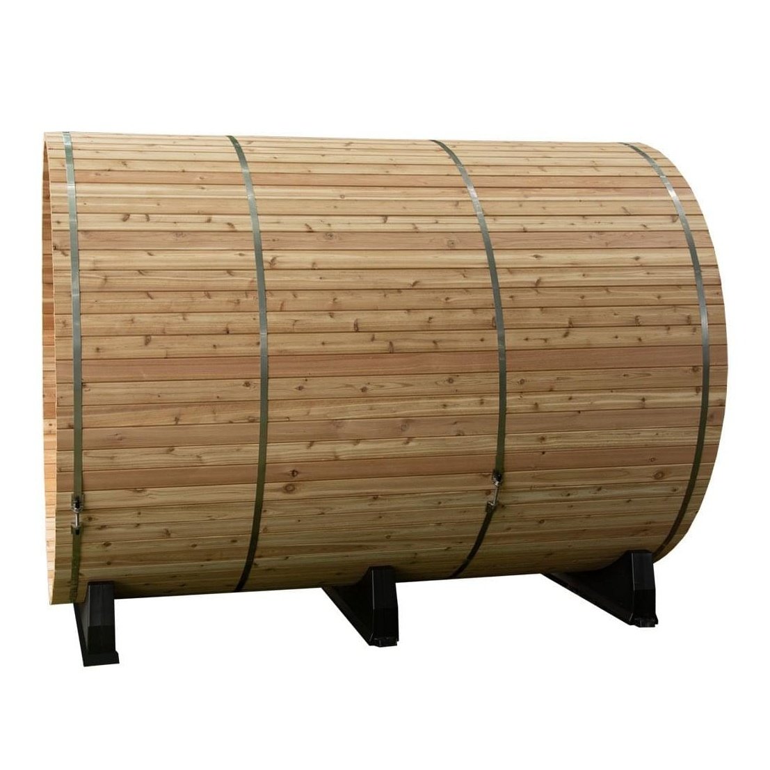 Almost Heaven Charleston 4-Person Canopy Barrel Sauna, 6x6+2 ft. – 2 ft. Porch - Image 13