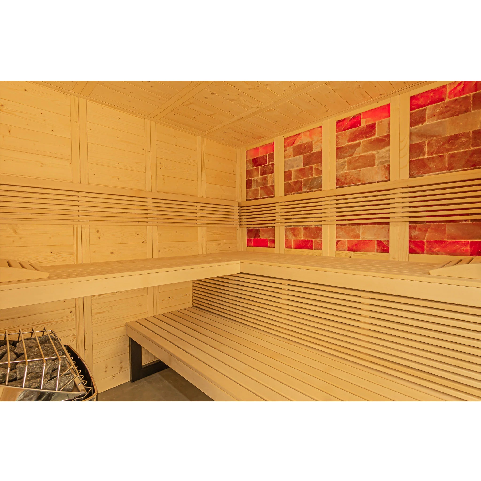 Almost Heaven Himalaya Corner 6-Person Indoor Sauna - Image 3