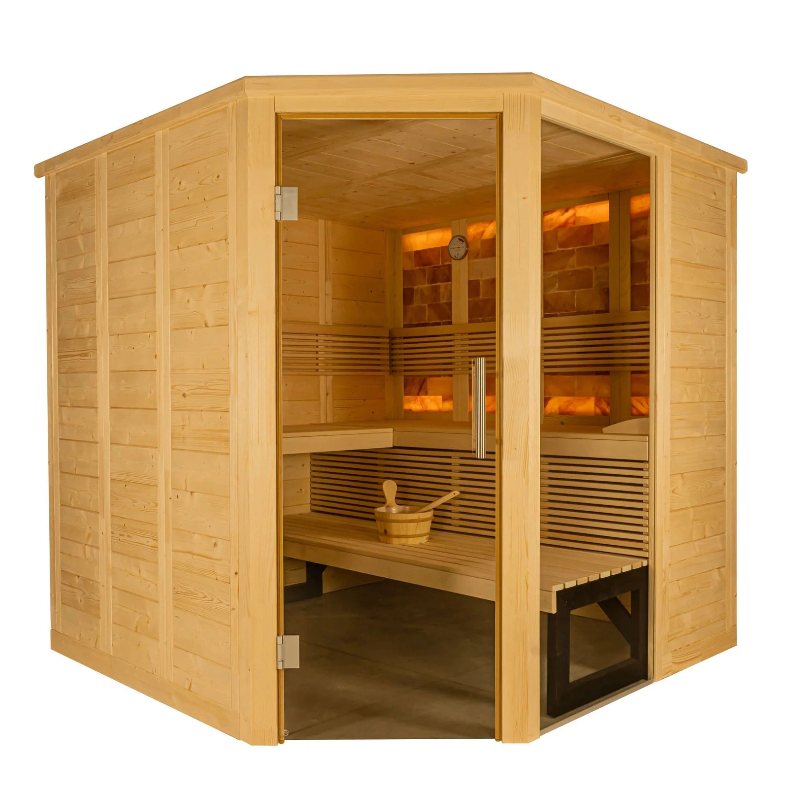 Almost Heaven Himalaya Corner 6-Person Indoor Sauna - Image 2