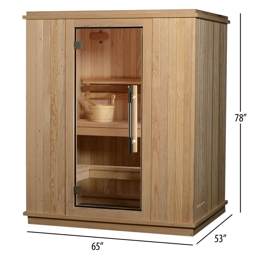 Almost Heaven Madison 2-3 Person Indoor Sauna - Image 4