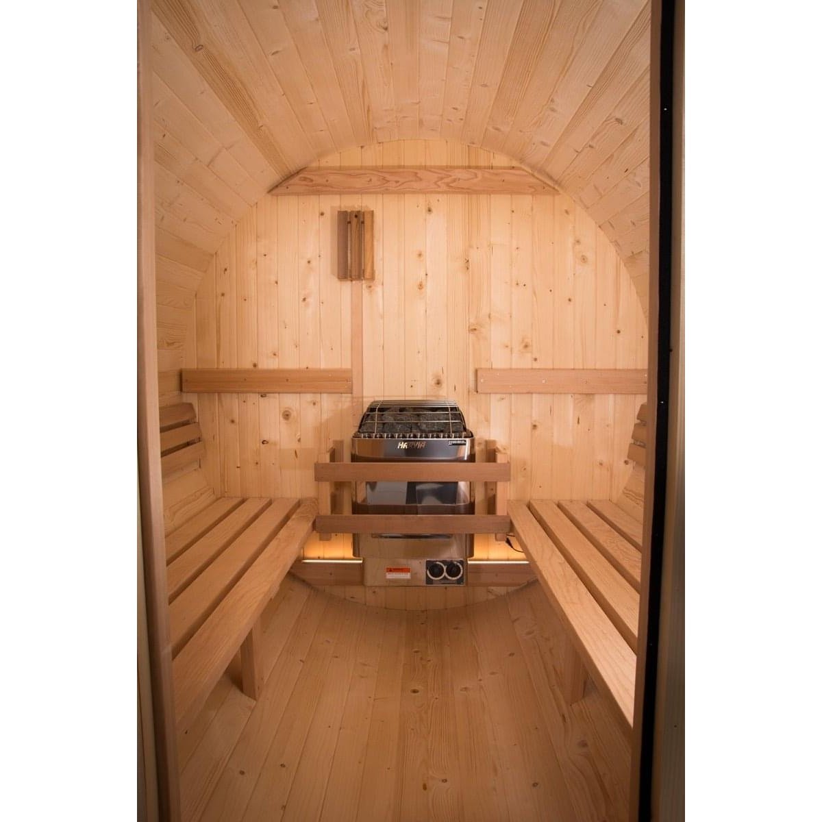 Almost Heaven Pinnacle 4-Person Barrel Sauna, 6x6 ft. - Image 3
