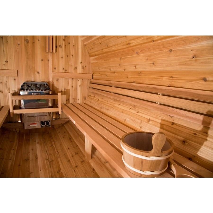 Almost Heaven Pinnacle 4-Person Barrel Sauna, 6x6 ft. - Image 4