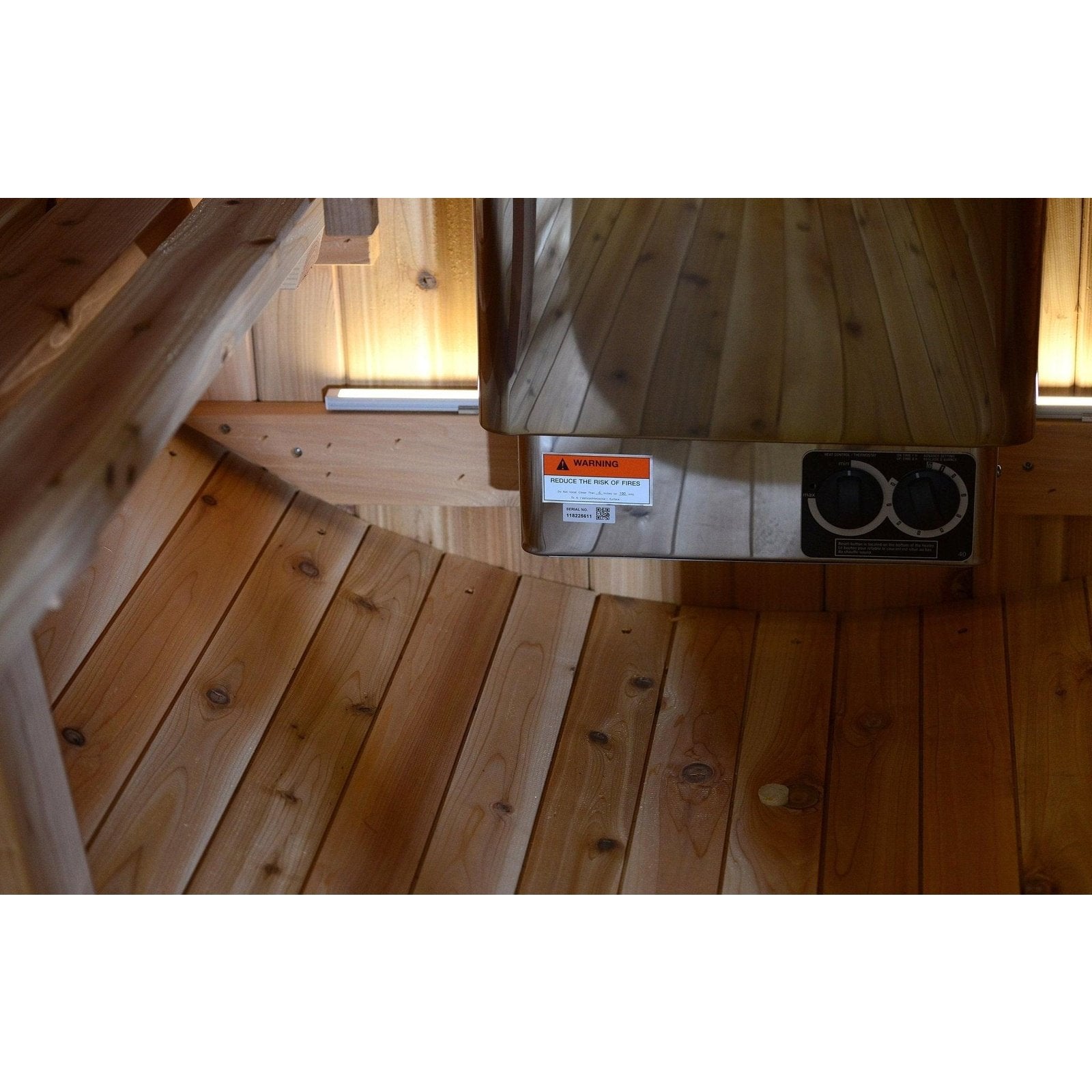 Almost Heaven Pinnacle 4-Person Barrel Sauna, 6x6 ft. - Image 14