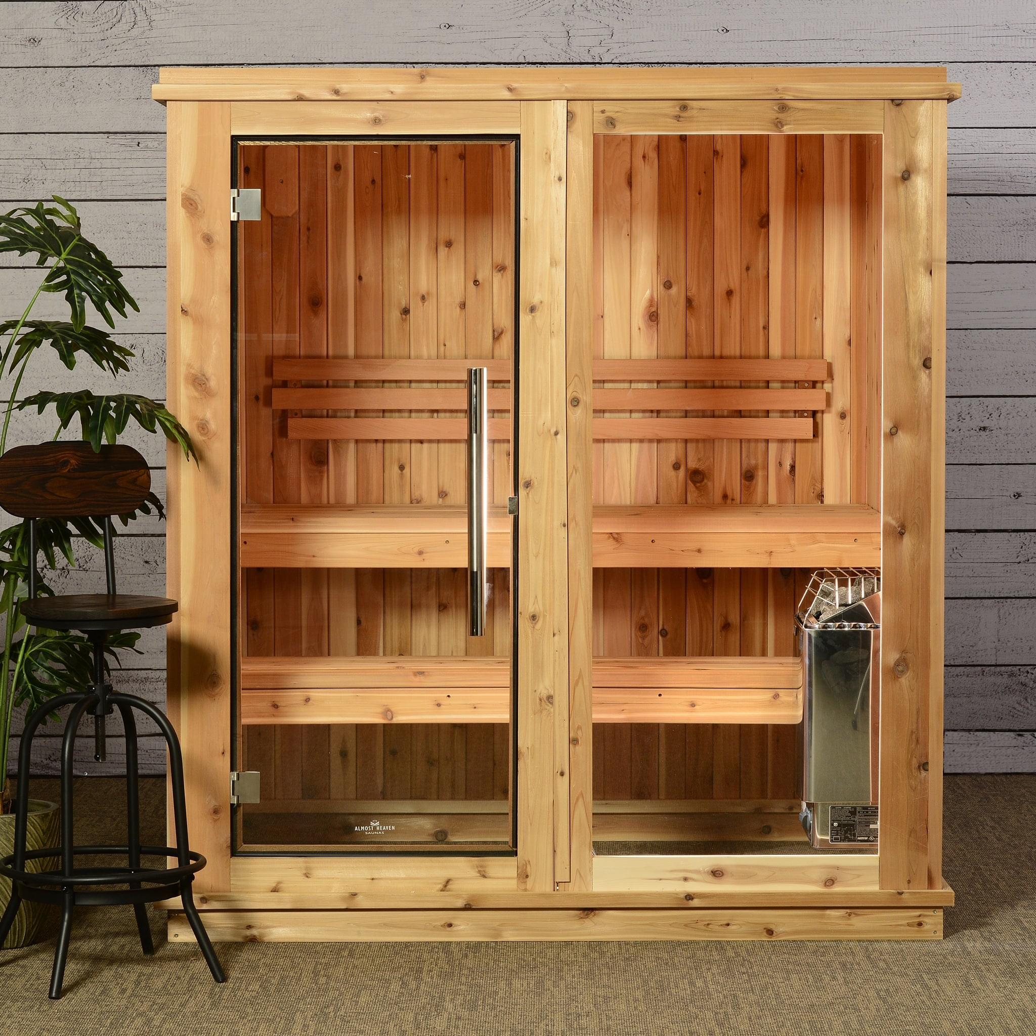 Almost Heaven Rainelle 4-Person Indoor Sauna - Image 4