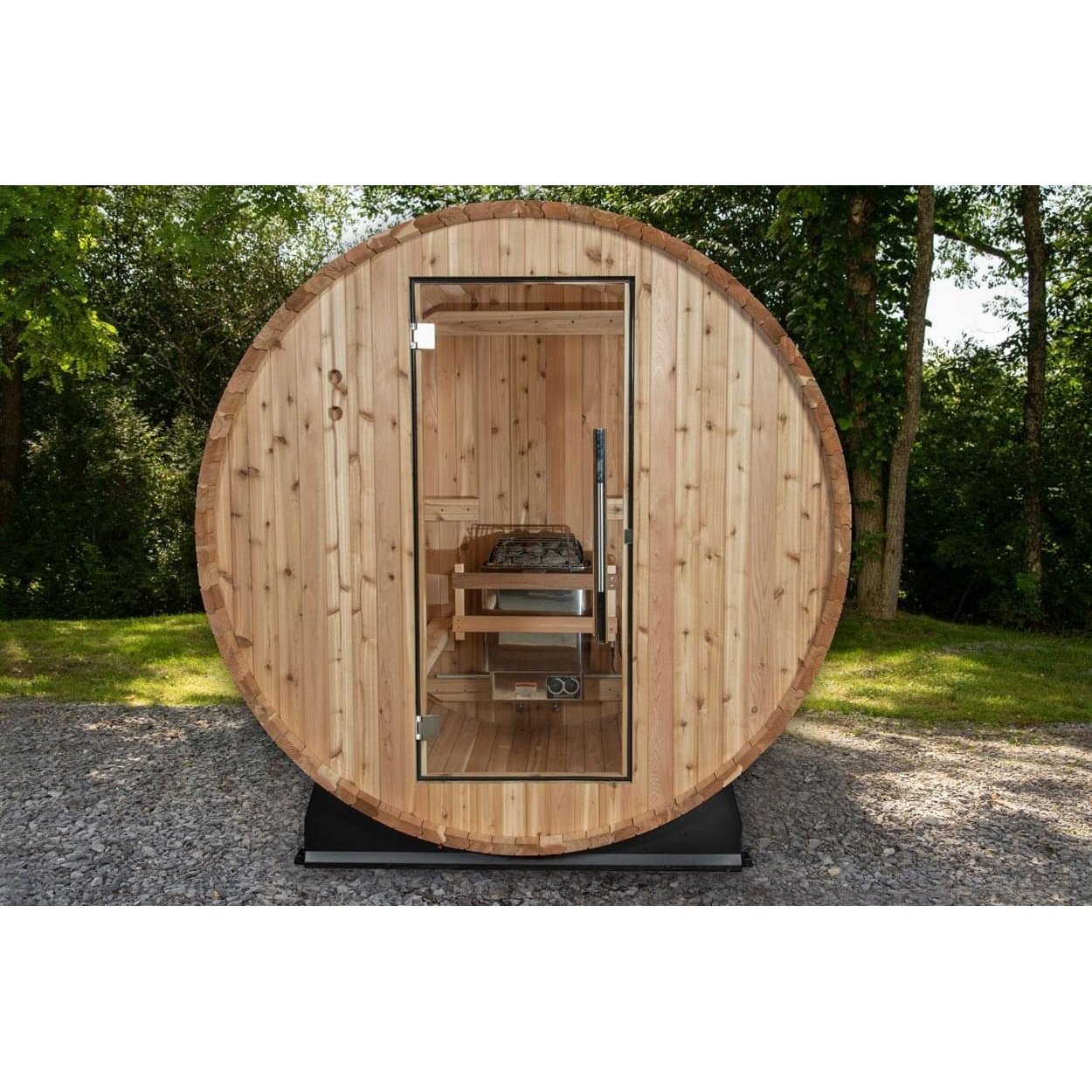 Almost Heaven Watoga 2-4 Person Classic Barrel Sauna, 6x5 ft. - Image 14