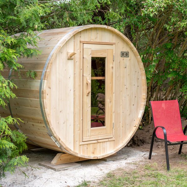 Dundalk Leisurecraft Harmony 2-4 Person Barrel Sauna - Image 2