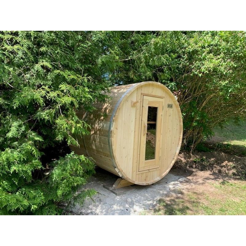 Dundalk Leisurecraft Harmony 2-4 Person Barrel Sauna - Image 6