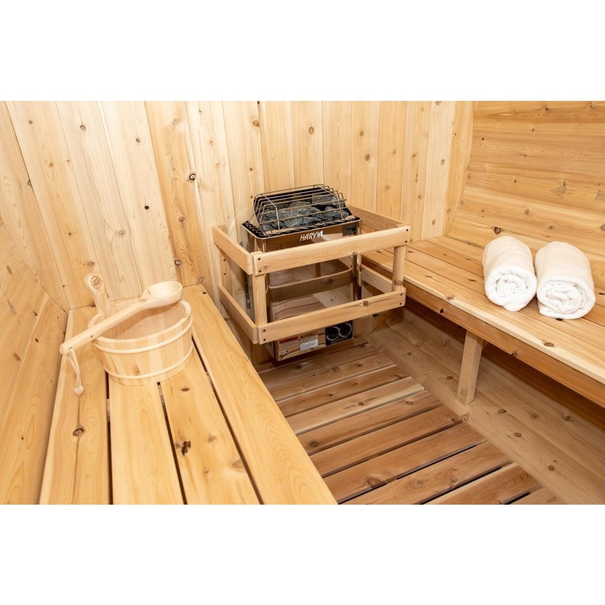 Dundalk Leisurecraft Harmony 2-4 Person Barrel Sauna - Image 9