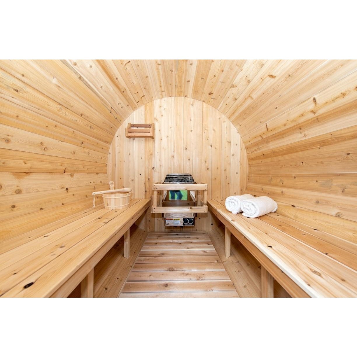 Dundalk Leisurecraft Harmony 2-4 Person Barrel Sauna - Image 21
