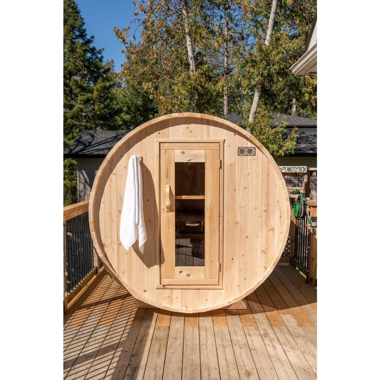Dundalk Leisurecraft Harmony 2-4 Person Barrel Sauna - Image 26