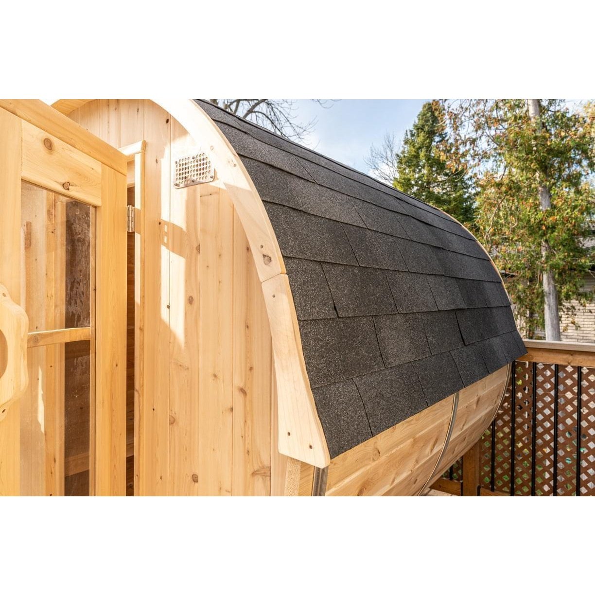 Dundalk Leisurecraft Harmony 2-4 Person Barrel Sauna - Image 23