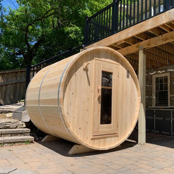 Dundalk Leisurecraft Harmony 2-4 Person Barrel Sauna - Image 28
