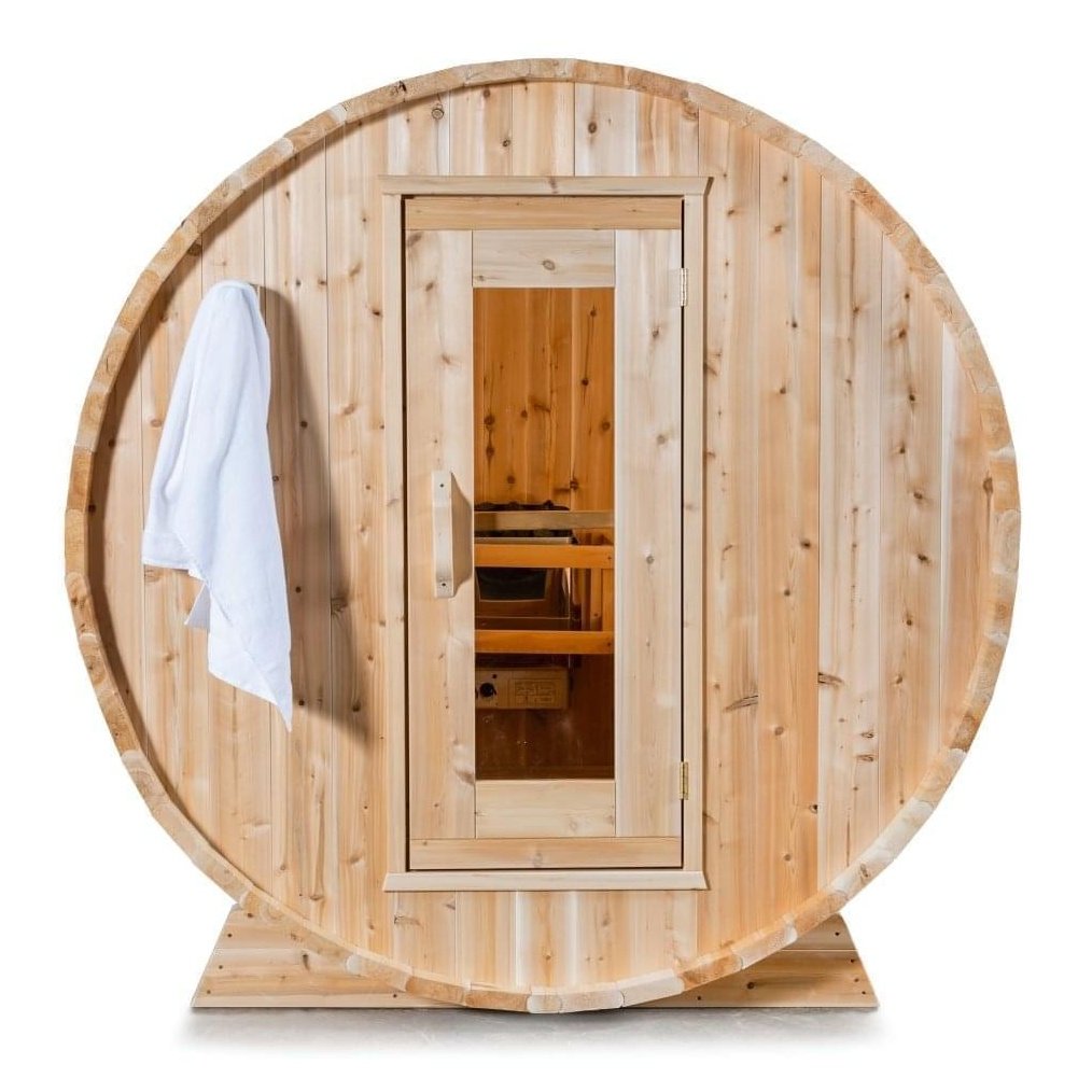 Dundalk Leisurecraft Harmony 2-4 Person Barrel Sauna - Image 32