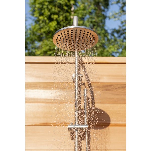 Dundalk Leisurecraft Cloudburst Outdoor Shower - Clear Red Cedar - Image 6