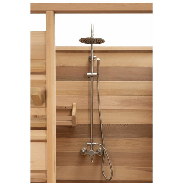 Dundalk Leisurecraft Cloudburst Outdoor Shower - Clear Red Cedar - Image 11