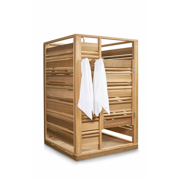 Dundalk Leisurecraft Cloudburst Outdoor Shower - Clear Red Cedar - Image 5