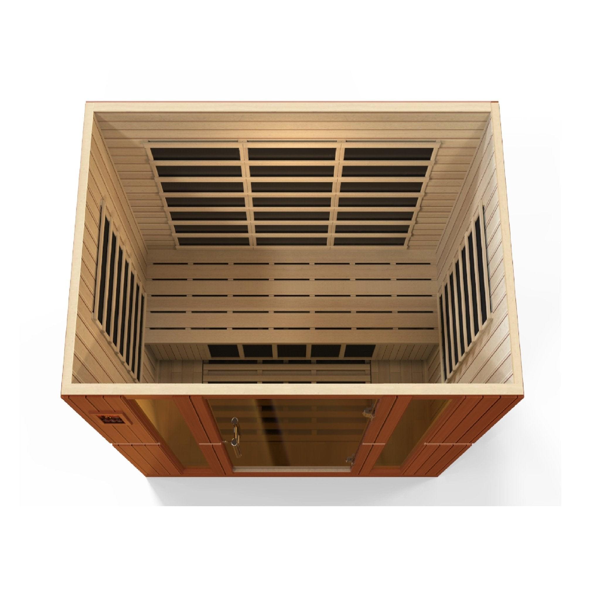 Dynamic Saunas Bergamo 4-Person Low EMF FAR Infrared Sauna - Image 5