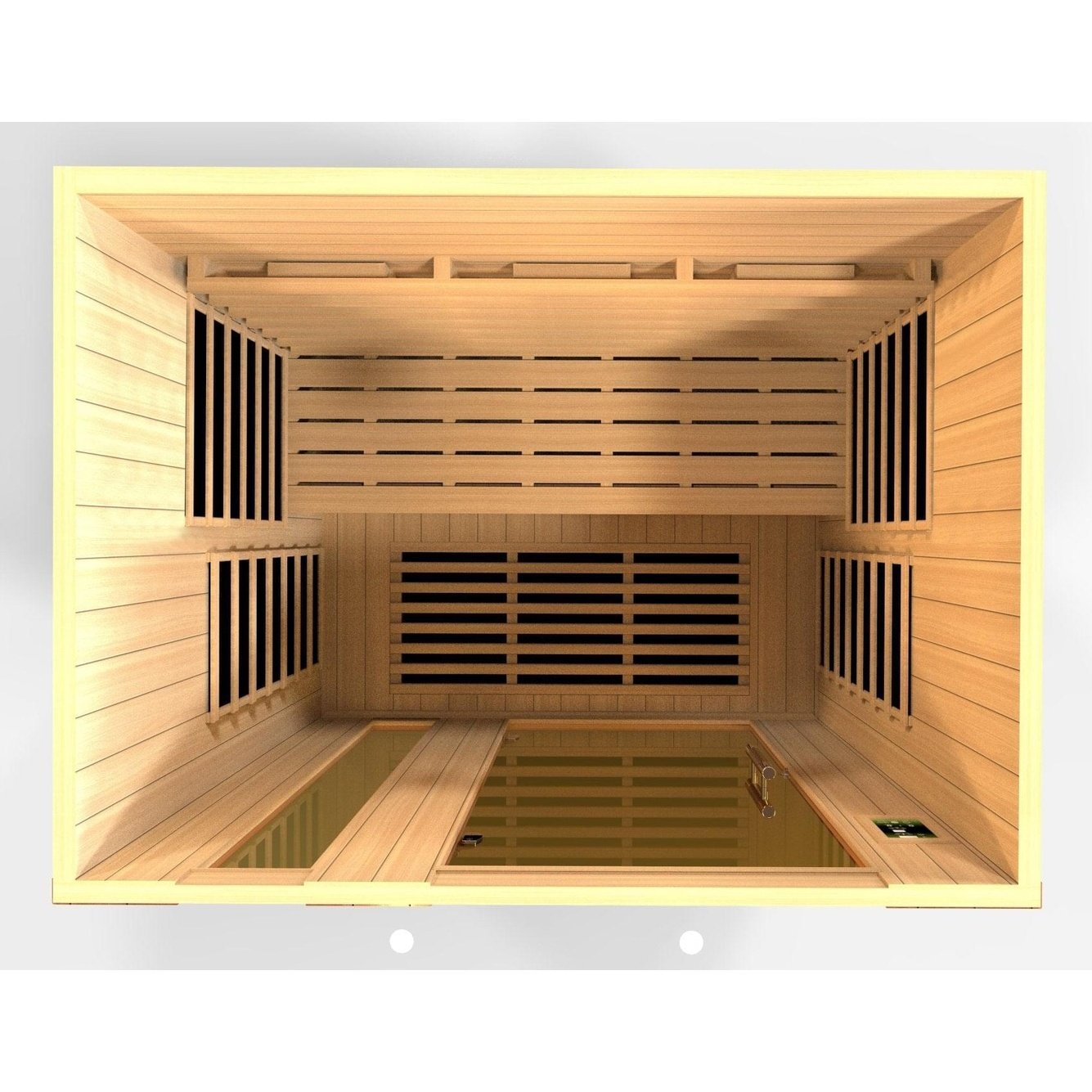 Dynamic Saunas Lugano 3-Person Full Spectrum FAR Infrared Sauna - Image 4