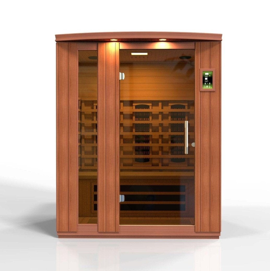 Dynamic Saunas Lugano 3-Person Full Spectrum FAR Infrared Sauna - Image 2