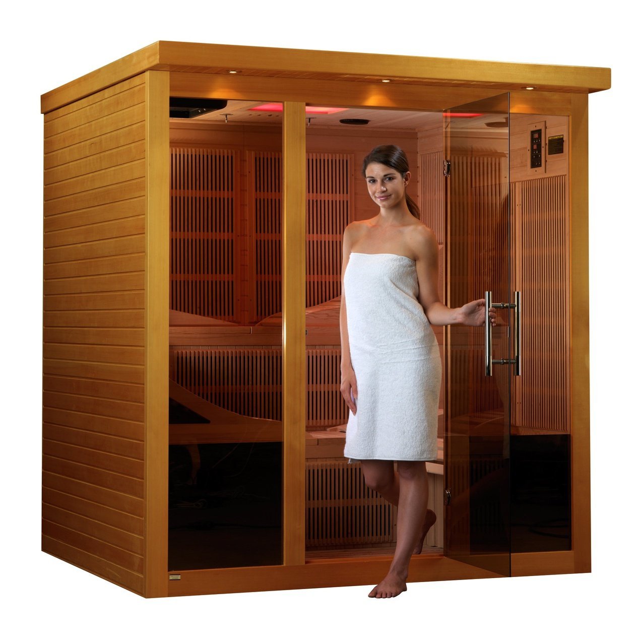 Dynamic Saunas Monaco 6-Person Ultra-Low EMF FAR Infrared Sauna - Image 3