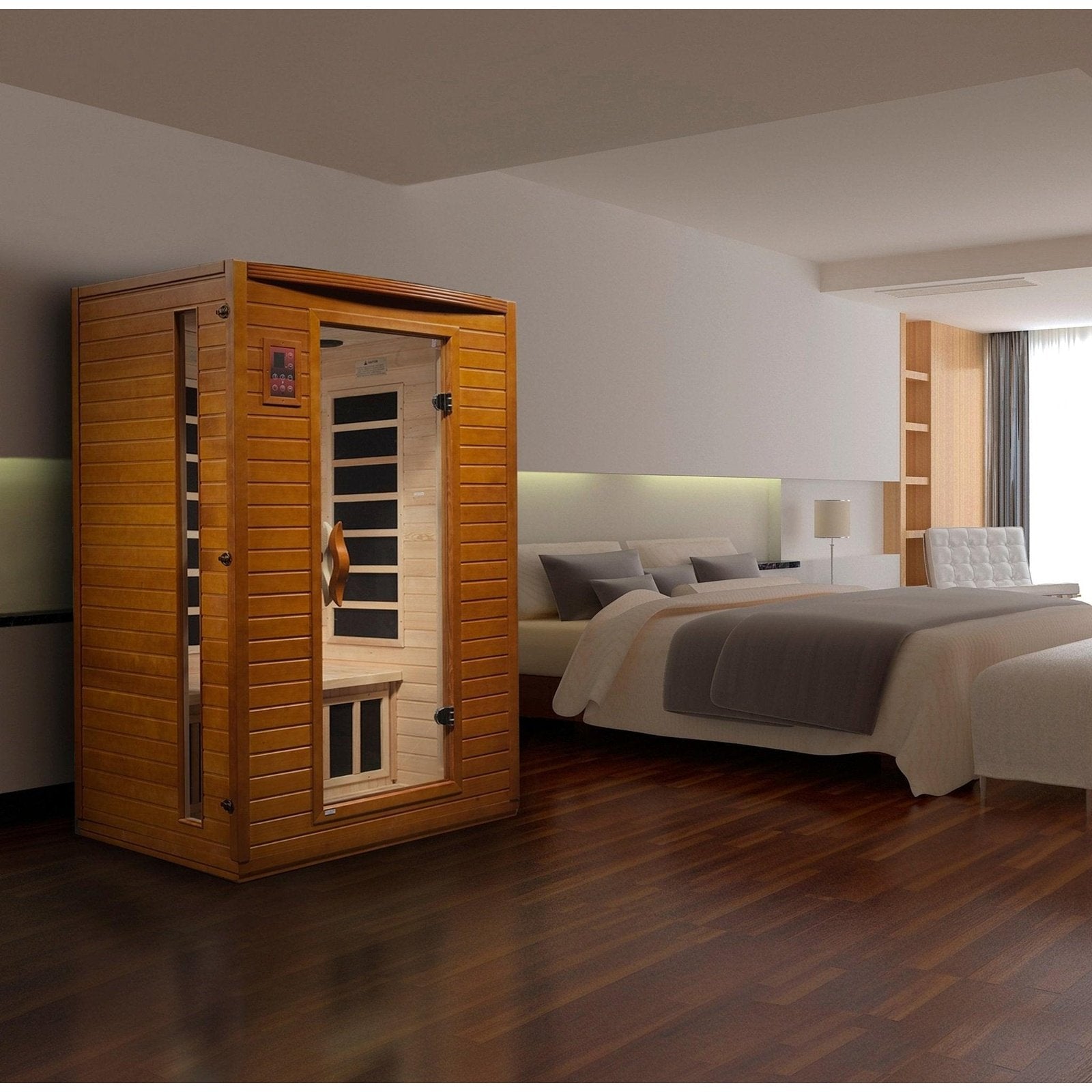 Dynamic Saunas Versailles 2-Person Low EMF Far Infrared Sauna - Image 13