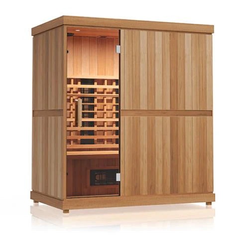 Finnmark FD-5 Trinity XL Infrared and Traditional 4-Person Hybrid Sauna - Image 5