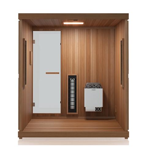 Finnmark FD-5 Trinity XL Infrared and Traditional 4-Person Hybrid Sauna - Image 11