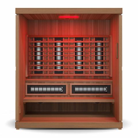 Finnmark FD-5 Trinity XL Infrared and Traditional 4-Person Hybrid Sauna - Image 4
