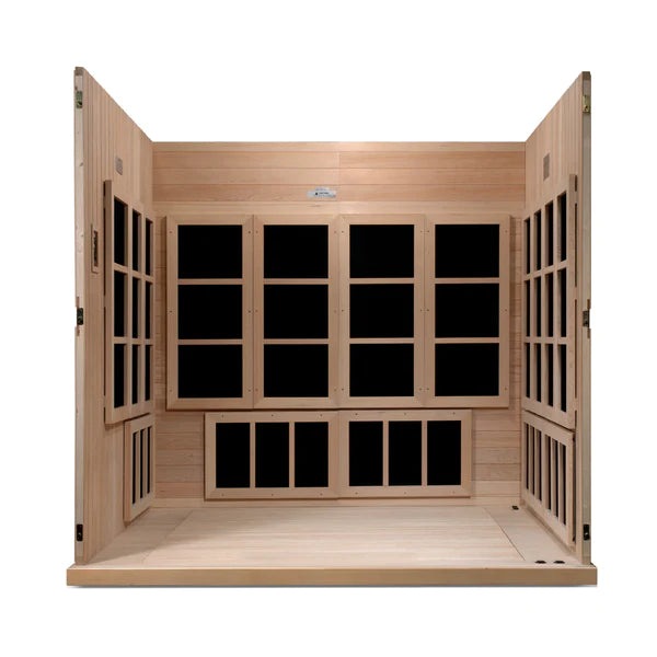 Golden Designs Catalonia 8-Person Near-Zero EMF FAR Infrared Sauna - Image 8