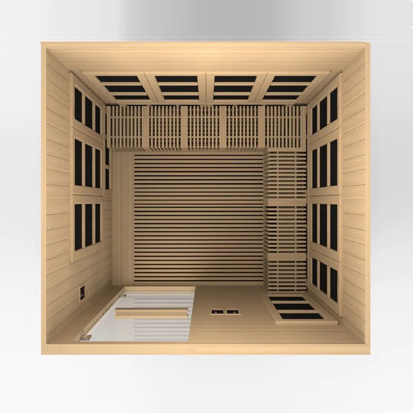 Golden Designs Catalonia 8-Person Near-Zero EMF FAR Infrared Sauna - Image 9