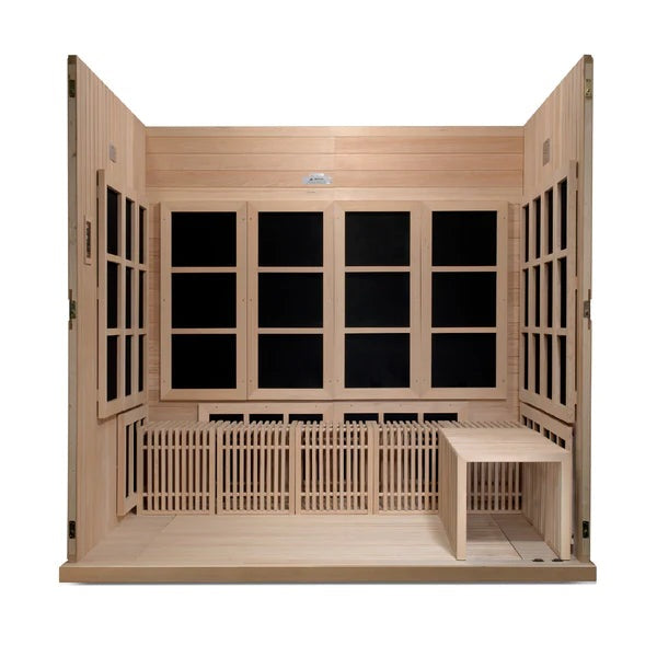 Golden Designs Catalonia 8-Person Near-Zero EMF FAR Infrared Sauna - Image 7