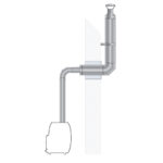 HUUM Sauna Wood Stove Chimney Set, Thru-Wall