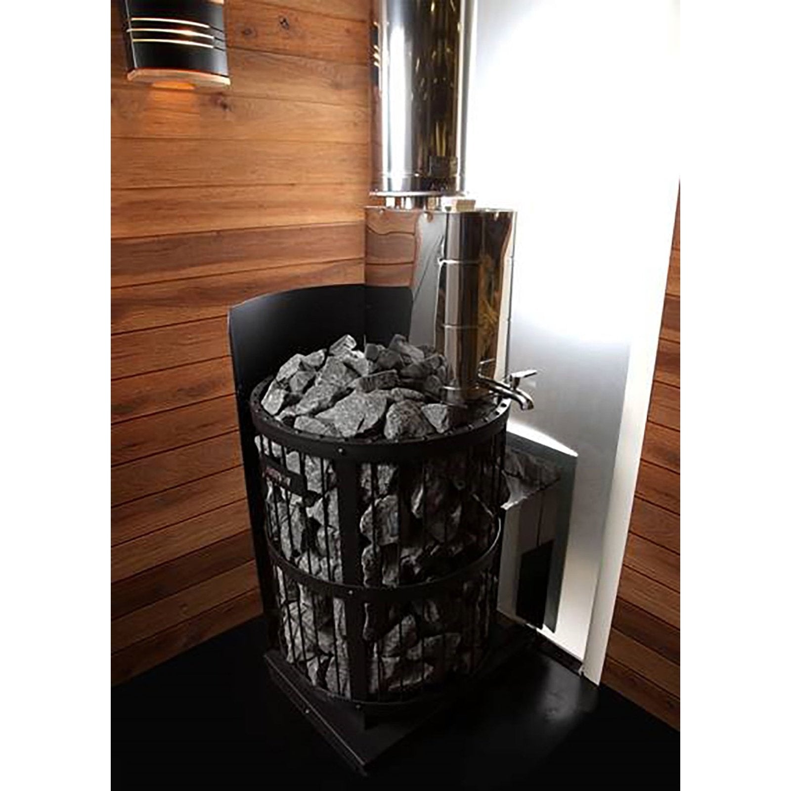 Harvia Legend 240 SL 21 kW Wood Burning Sauna Stove w/ Fire Chamber Extension - Image 2