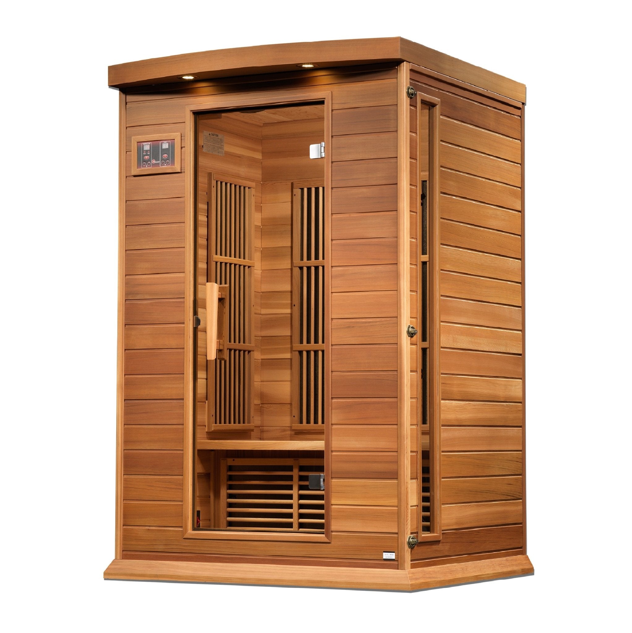 Maxxus 2-Person Cedar Near-Zero EMF FAR Infrared Sauna MX-K206-01-ZF CED