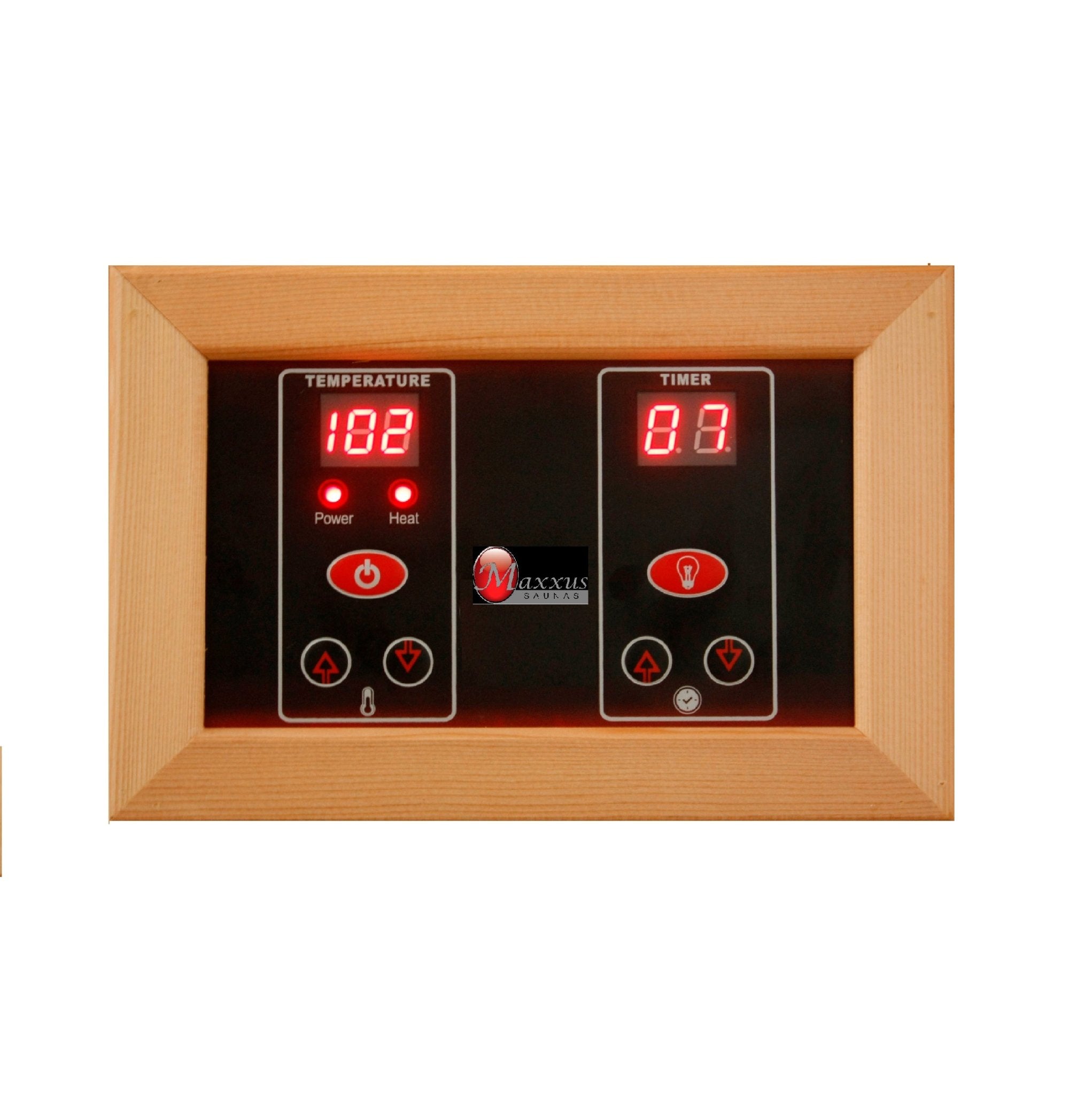 Maxxus 2-Person Cedar Near-Zero EMF FAR Infrared Sauna MX-K206-01-ZF CED - Image 7