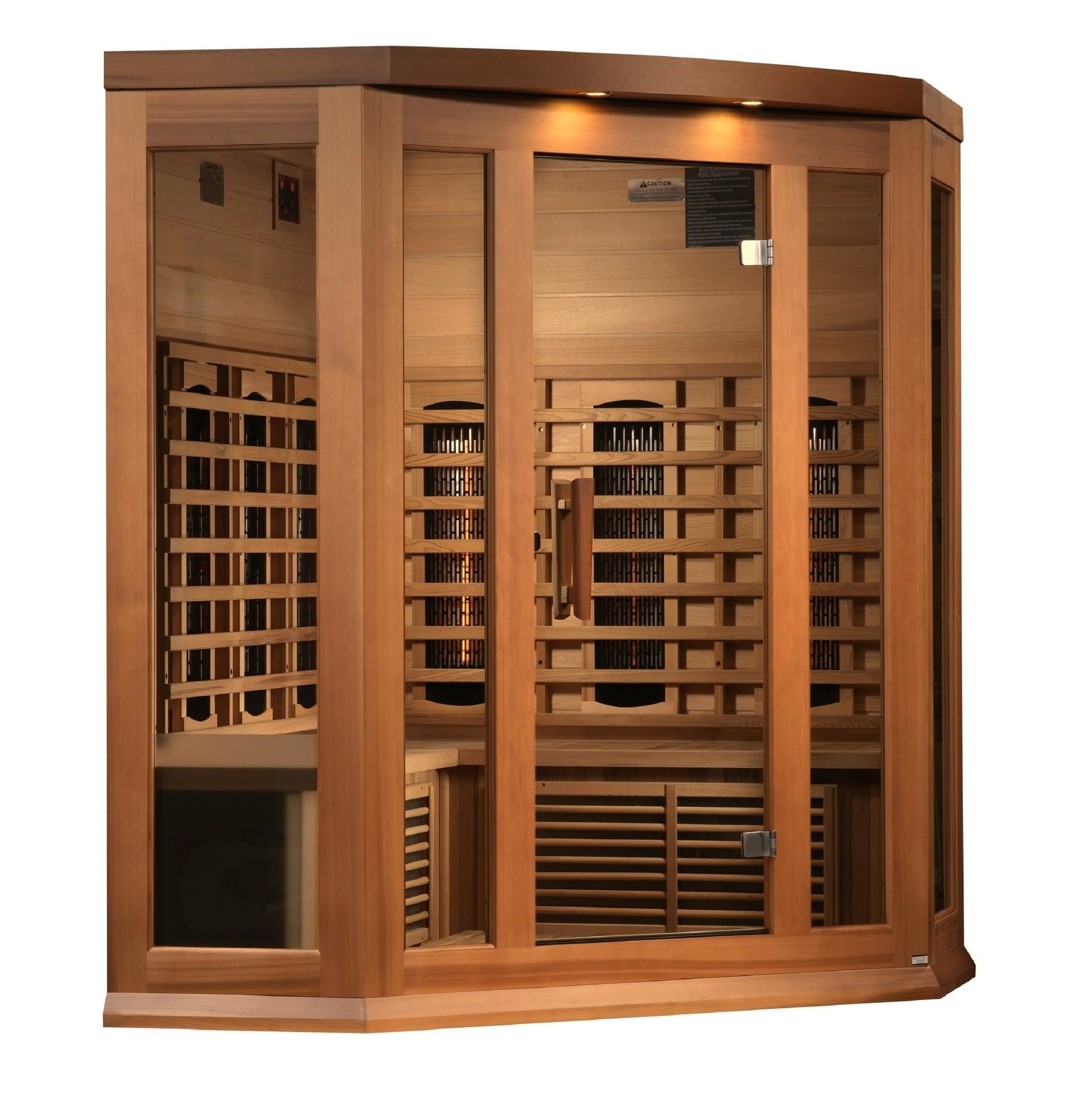Maxxus 3-Person Full Spectrum Near-Zero EMF FAR Infrared Corner Sauna MX-M356-01-FS CED - Image 4