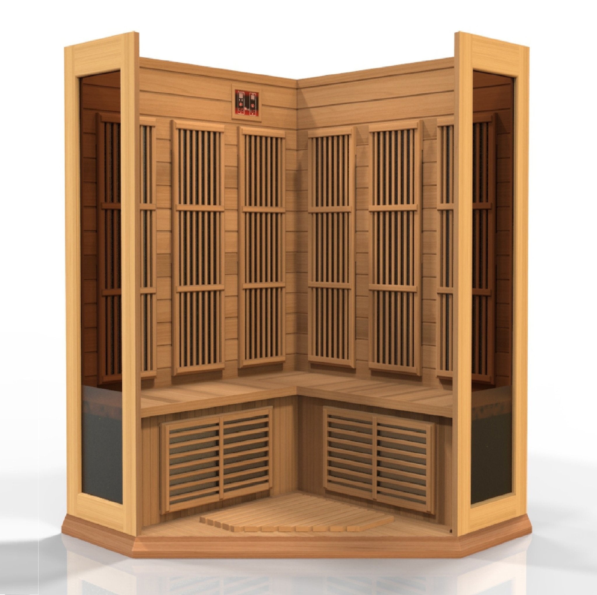 Maxxus 3-Person Cedar Low EMF FAR Infrared Sauna MX-K356-01 CED - Image 4
