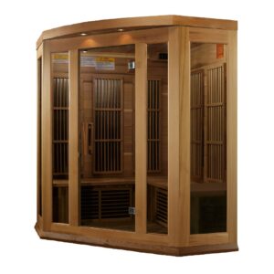 Maxxus 3-Person Cedar Low EMF FAR Infrared Sauna MX-K356-01 CED