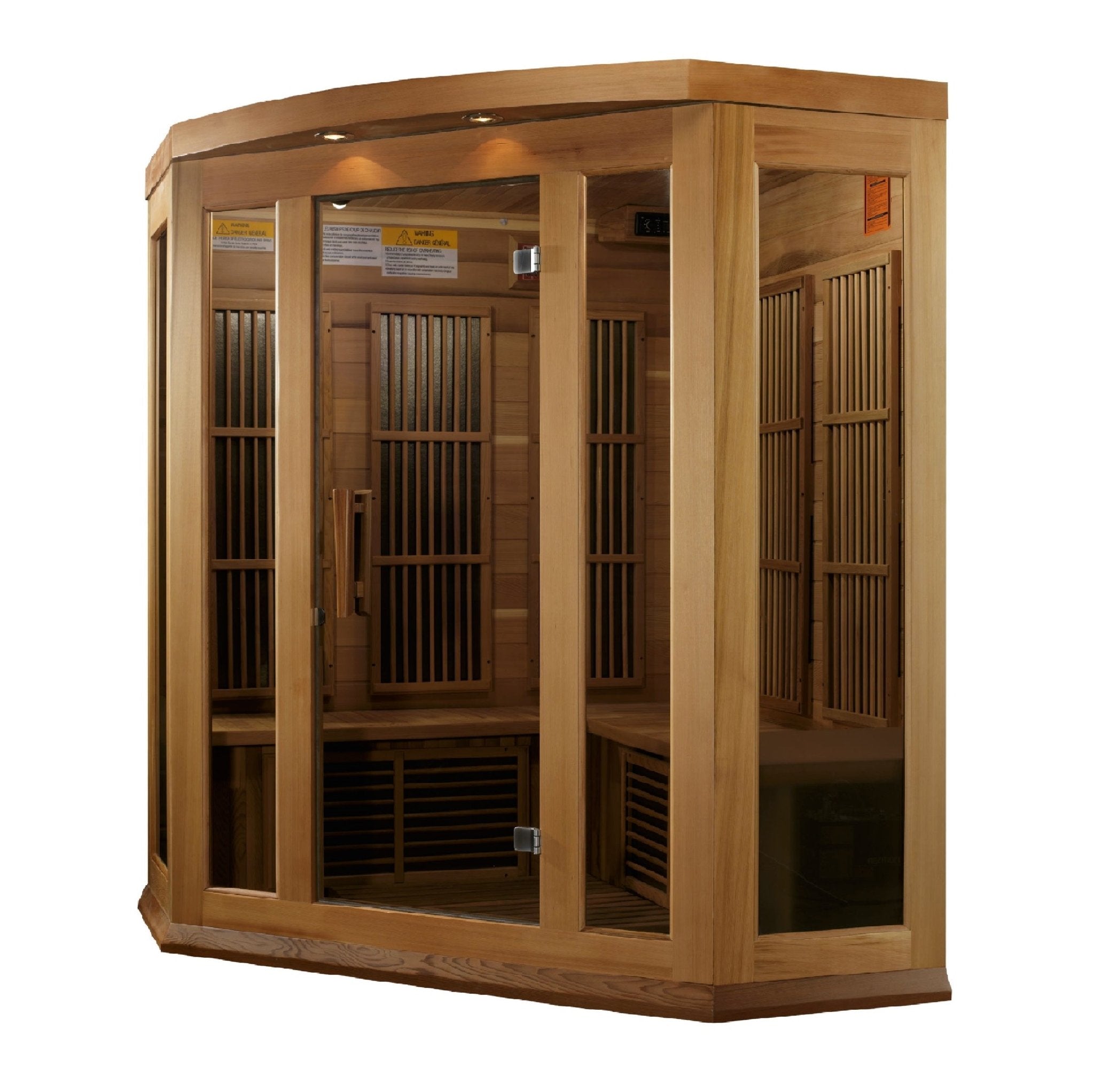 Maxxus 3-Person Cedar Low EMF FAR Infrared Sauna MX-K356-01 CED