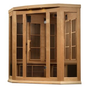 Maxxus 3-Person Near-Zero EMF FAR Infrared Corner Sauna MX-K356-01-ZF