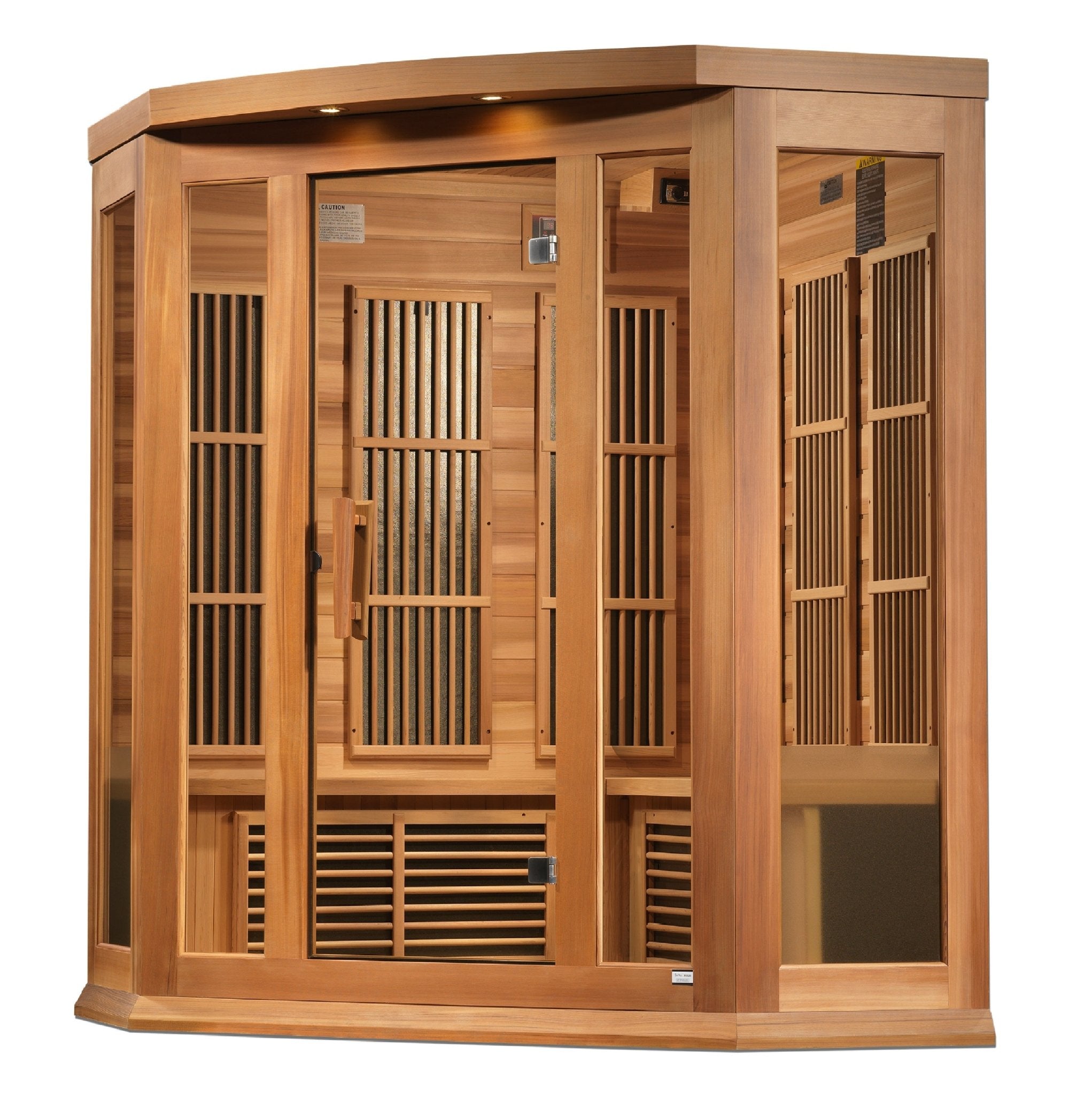 Maxxus Avignon 3-Person Near-Zero EMF FAR Infrared Corner Sauna